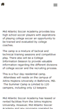 Mobile Screenshot of midatlanticsocceracademy.com