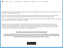 Tablet Screenshot of midatlanticsocceracademy.com